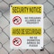 Signmission No Guns Allowed Bilingual OSHA Security Notice Sign, Plastic, 7in W x 10in L, 2PK OS-2PACK-SN-P-710-L-11612 - alternate 6